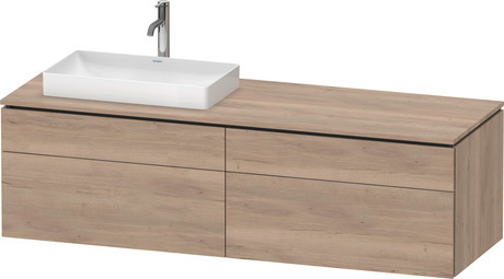 Console vanity unit wall-mounted, LC4871L55550000 Marbled Oak Matt, Decor