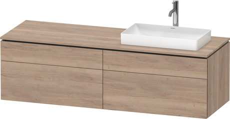 Console vanity unit wall-mounted, LC4871R55550000 Marbled Oak Matt, Decor