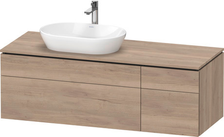 Console vanity unit wall-mounted, LC4877055550000 Marbled Oak Matt, Decor