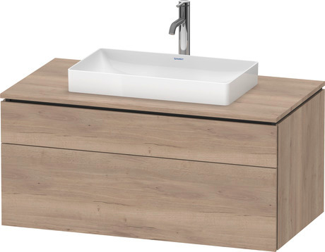 Console vanity unit wall-mounted, LC4881055550000 Marbled Oak Matt, Decor