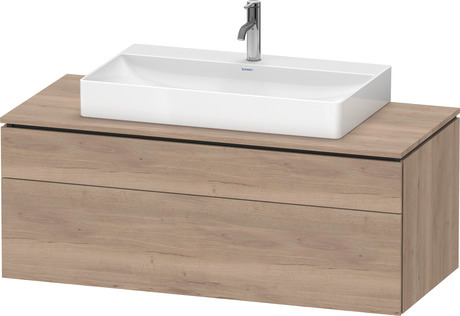 Console vanity unit wall-mounted, LC4882055550000 Marbled Oak Matt, Decor