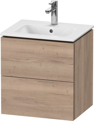 Vanity unit wall-mounted, LC621805555 Marbled Oak Matt, Decor