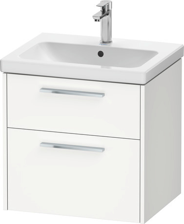 Vanity unit wall-mounted, DC4670010180000 White Matt, Decor, Handle Chrome