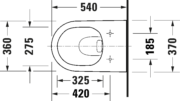 Wall-mounted toilet, 257709