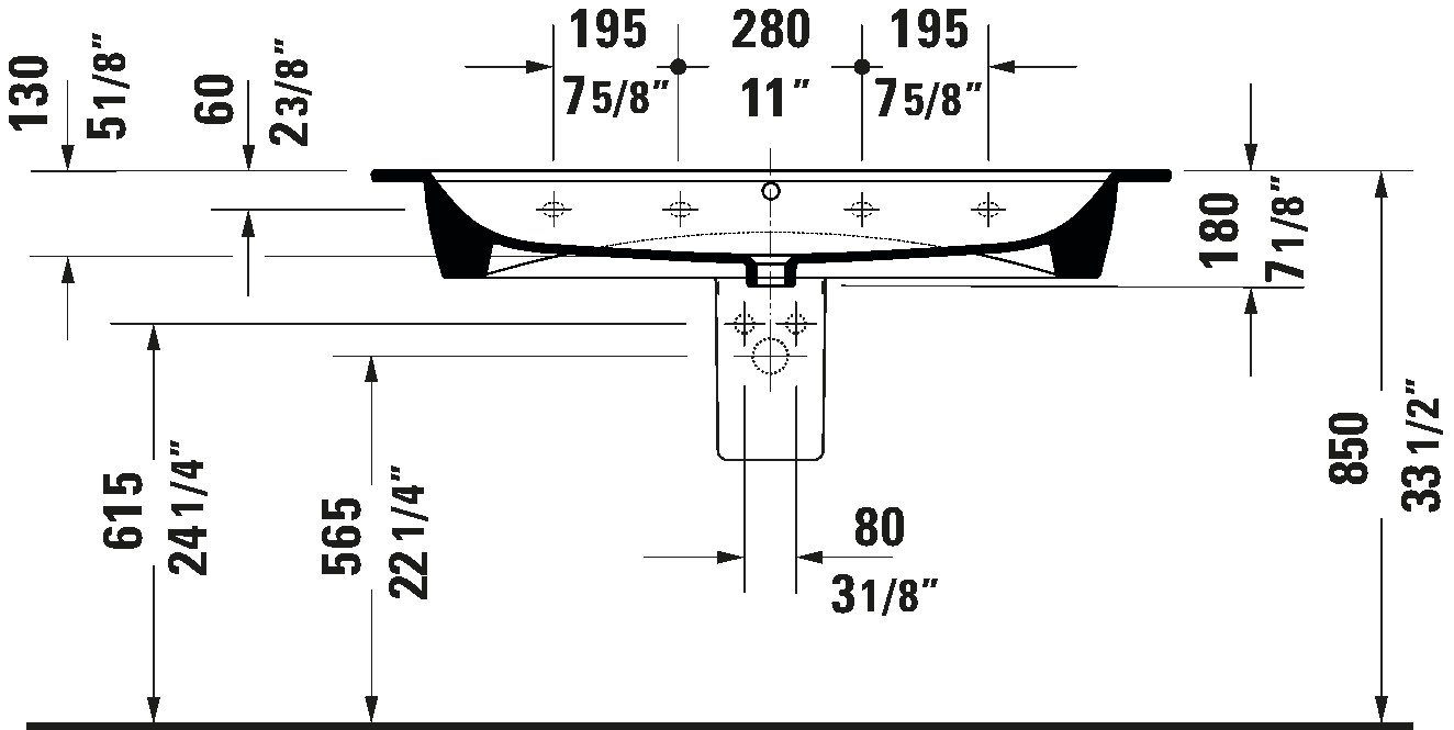 Wall Mounted Sink, 236112