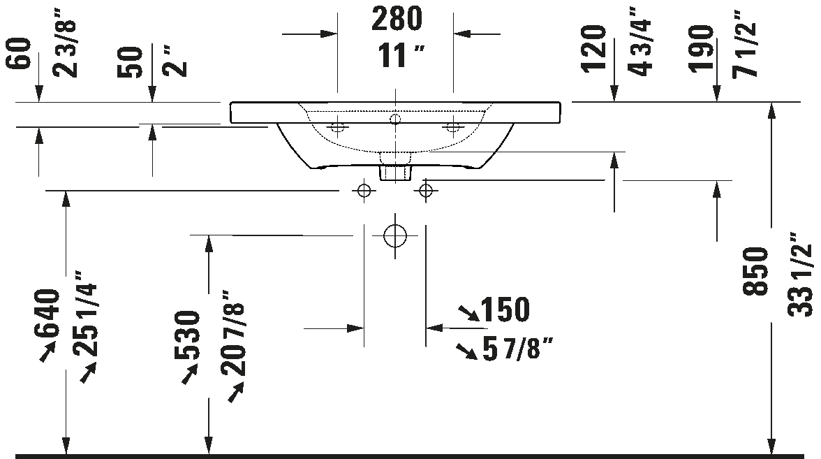 Wall Mounted Sink, 238780