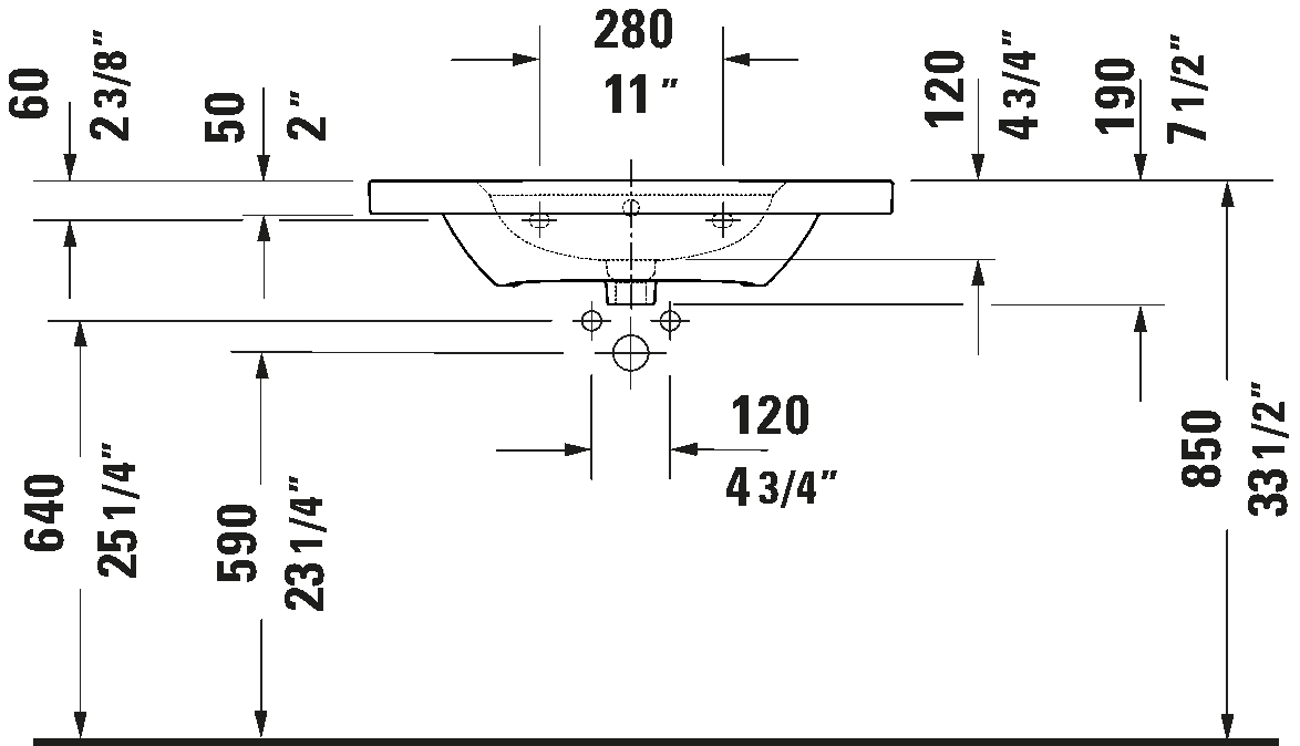 Wall Mounted Sink, 238780