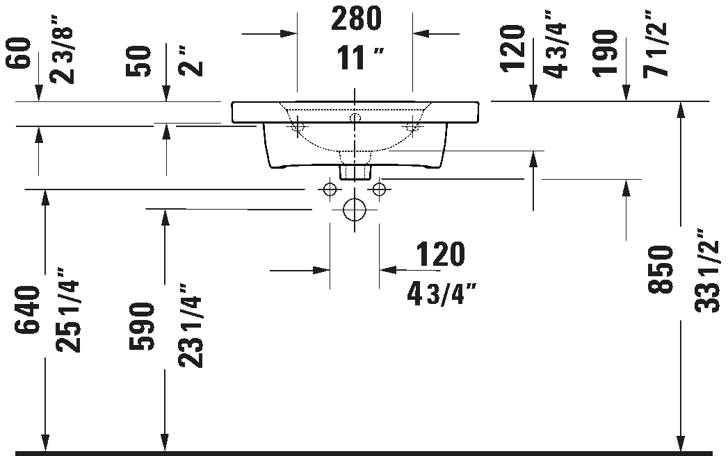 Wall Mounted Sink, 238760