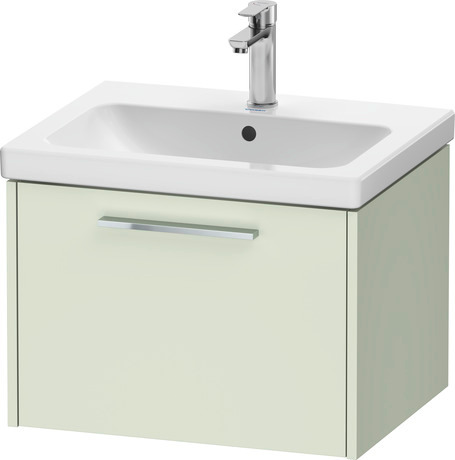 Vanity unit wall-mounted, DC4665010HH0000 Pale Green Matt, Decor, Handle Chrome