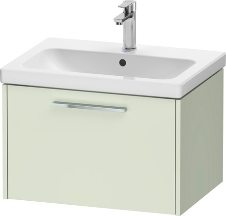 Vanity unit wall-mounted, DC4666010HH0000 Pale Green Matt, Decor, Handle Chrome