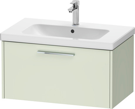 Vanity unit wall-mounted, DC4667010HH0000 Pale Green Matt, Decor, Handle Chrome