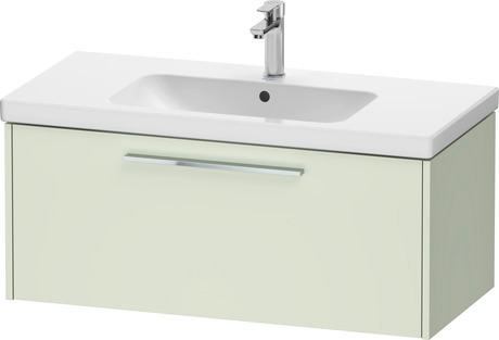 Vanity unit wall-mounted, DC4668010HH0000 Pale Green Matt, Decor, Handle Chrome