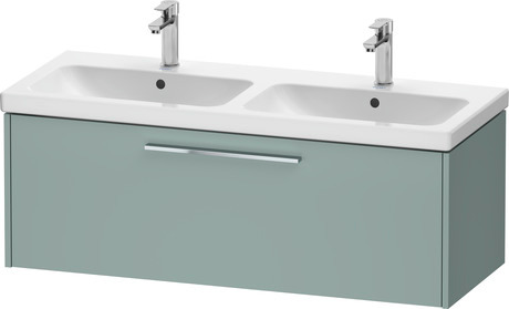 Vanity unit wall-mounted, DC4669010HG0000 Fjord Green Matt, Decor, Handle Chrome