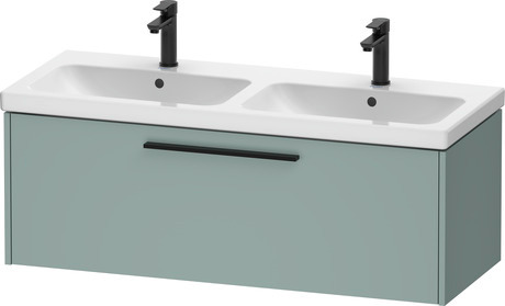 Vanity unit wall-mounted, DC46690BDHG0000 Fjord Green Matt, Decor, Handle Diamond black