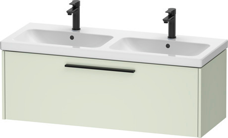 Vanity unit wall-mounted, DC46690BDHH0000 Pale Green Matt, Decor, Handle Diamond black