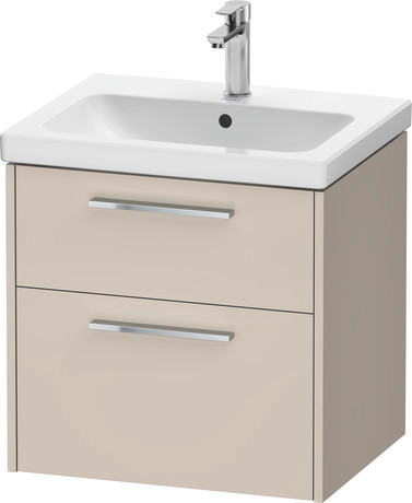 Vanity unit wall-mounted, DC4670010910000 taupe Matt, Decor, Handle Chrome