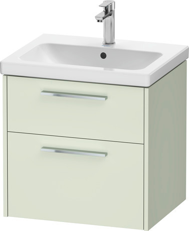 Vanity unit wall-mounted, DC4670010HH0000 Pale Green Matt, Decor, Handle Chrome