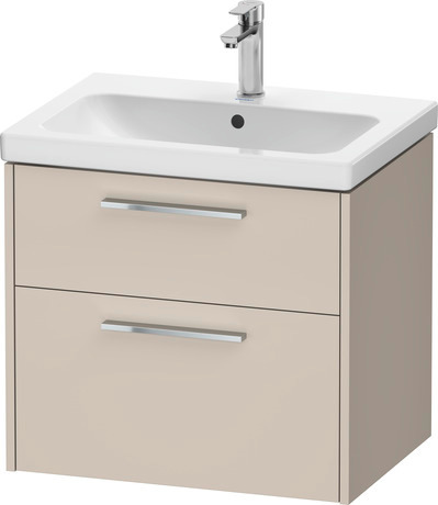 Vanity unit wall-mounted, DC4671010910000 taupe Matt, Decor, Handle Chrome