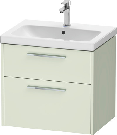 Vanity unit wall-mounted, DC4671010HH0000 Pale Green Matt, Decor, Handle Chrome