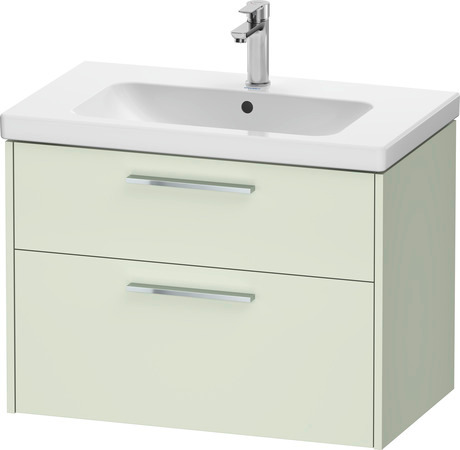 Vanity unit wall-mounted, DC4672010HH0000 Pale Green Matt, Decor, Handle Chrome