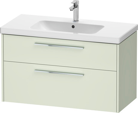 Vanity unit wall-mounted, DC4673010HH0000 Pale Green Matt, Decor, Handle Chrome