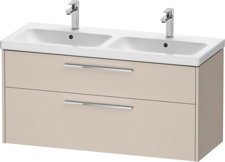 Vanity unit wall-mounted, DC4674010910000 taupe Matt, Decor, Handle Chrome