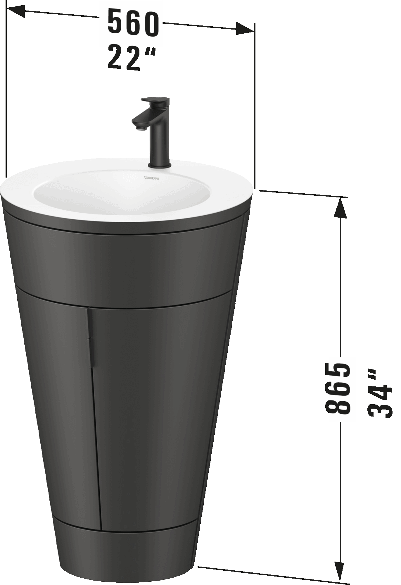 c-bonded Vanity, S19512 O