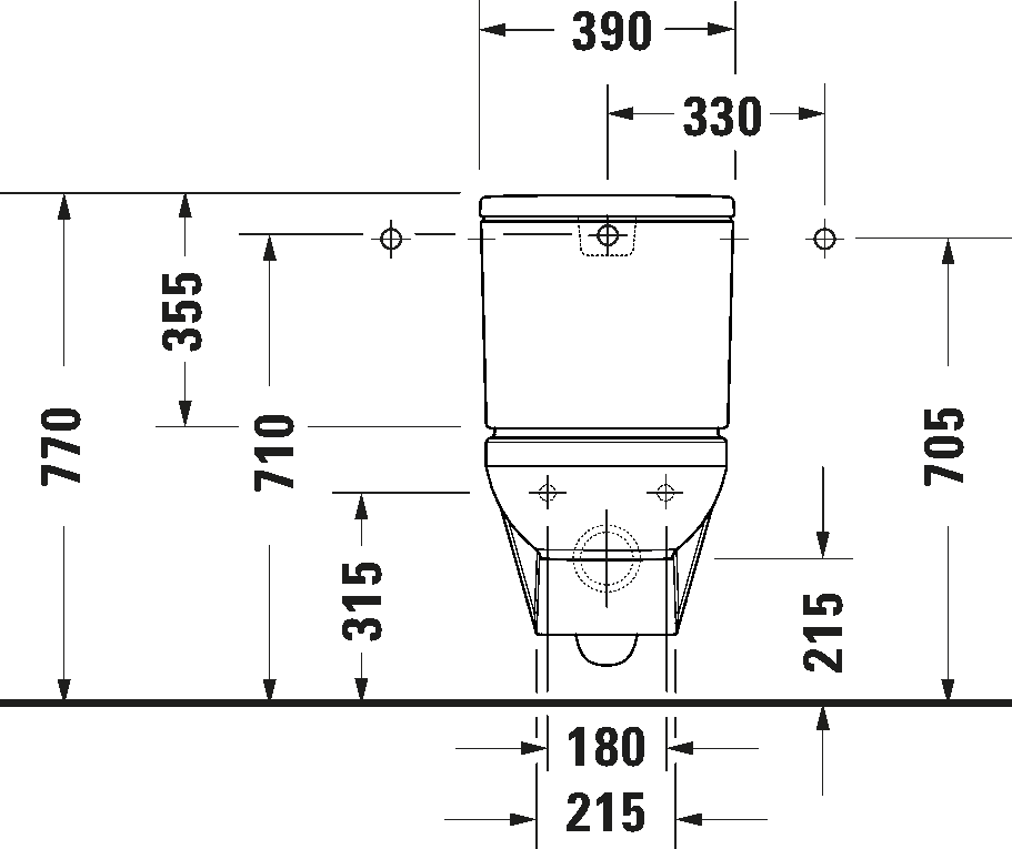 Wall-mounted toilet for combination, 251209