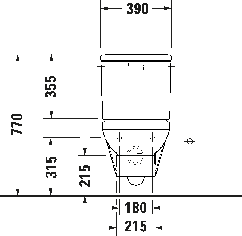 Wall-mounted toilet for combination, 251209