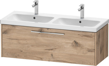 Vanity unit wall-mounted, DC4669010550000 Marbled Oak Matt, Decor, Handle Chrome