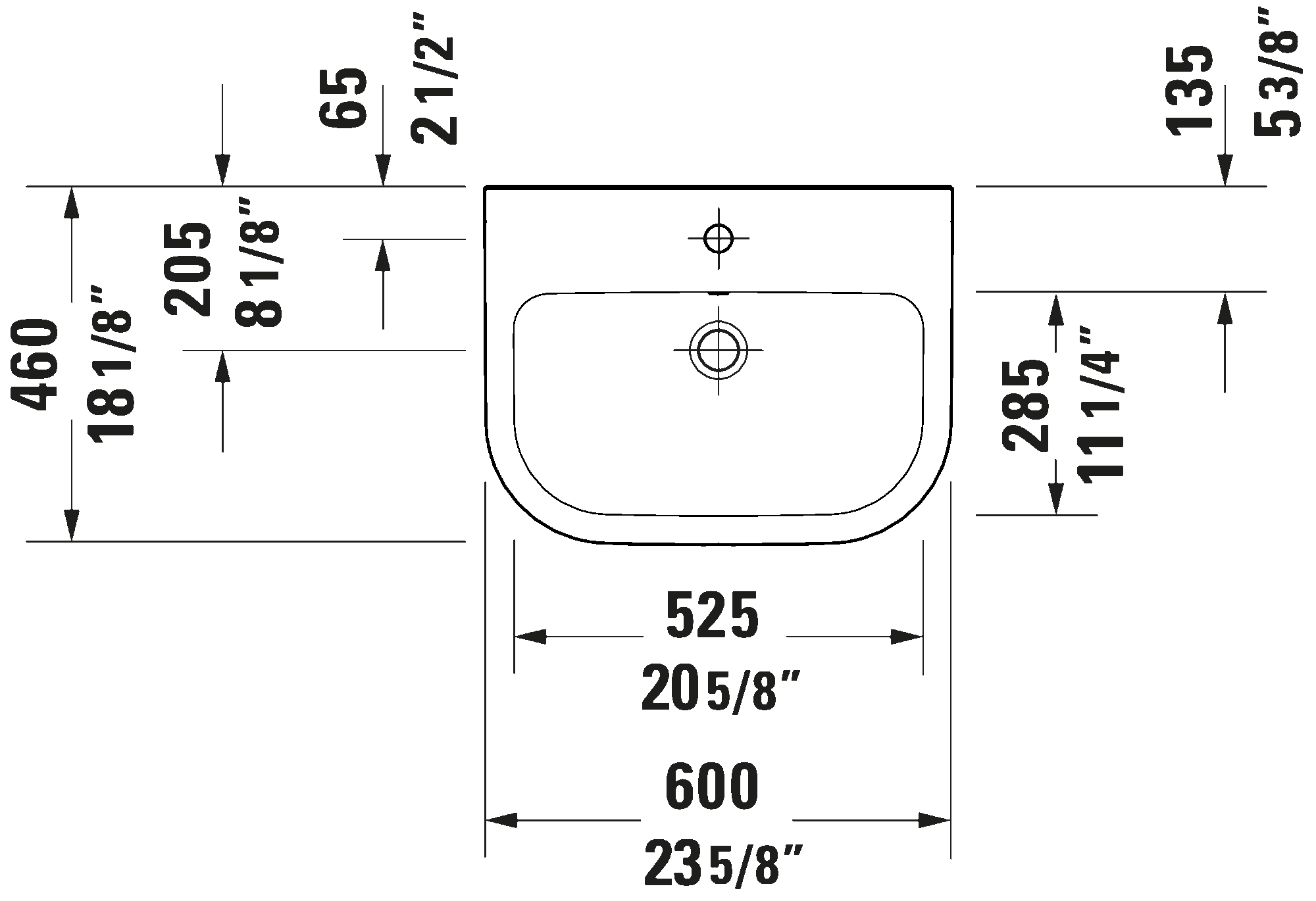 Wall Mounted Sink, 239860