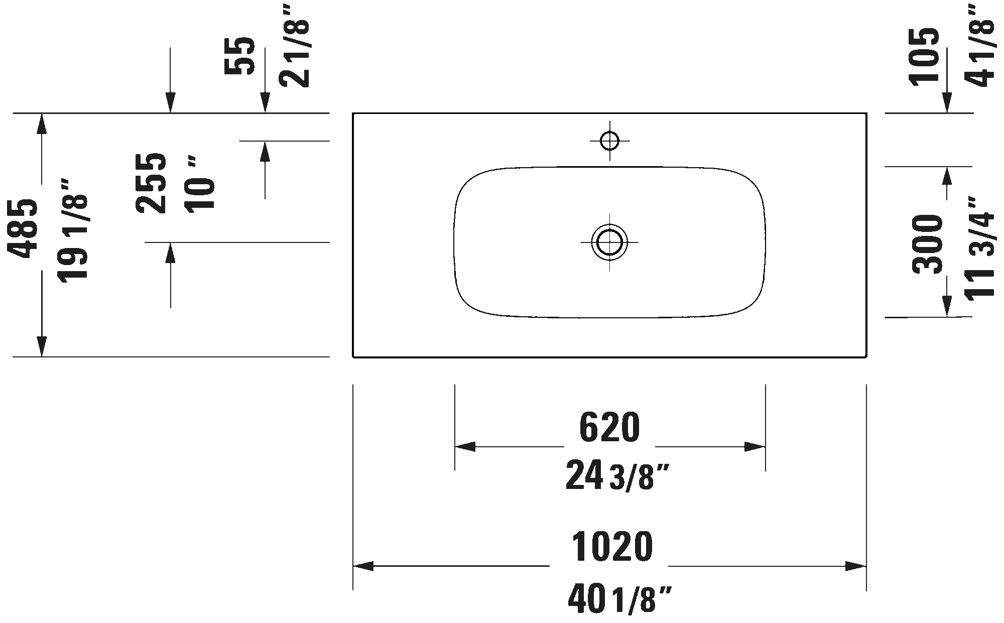 Wall Mounted Sink, 265002