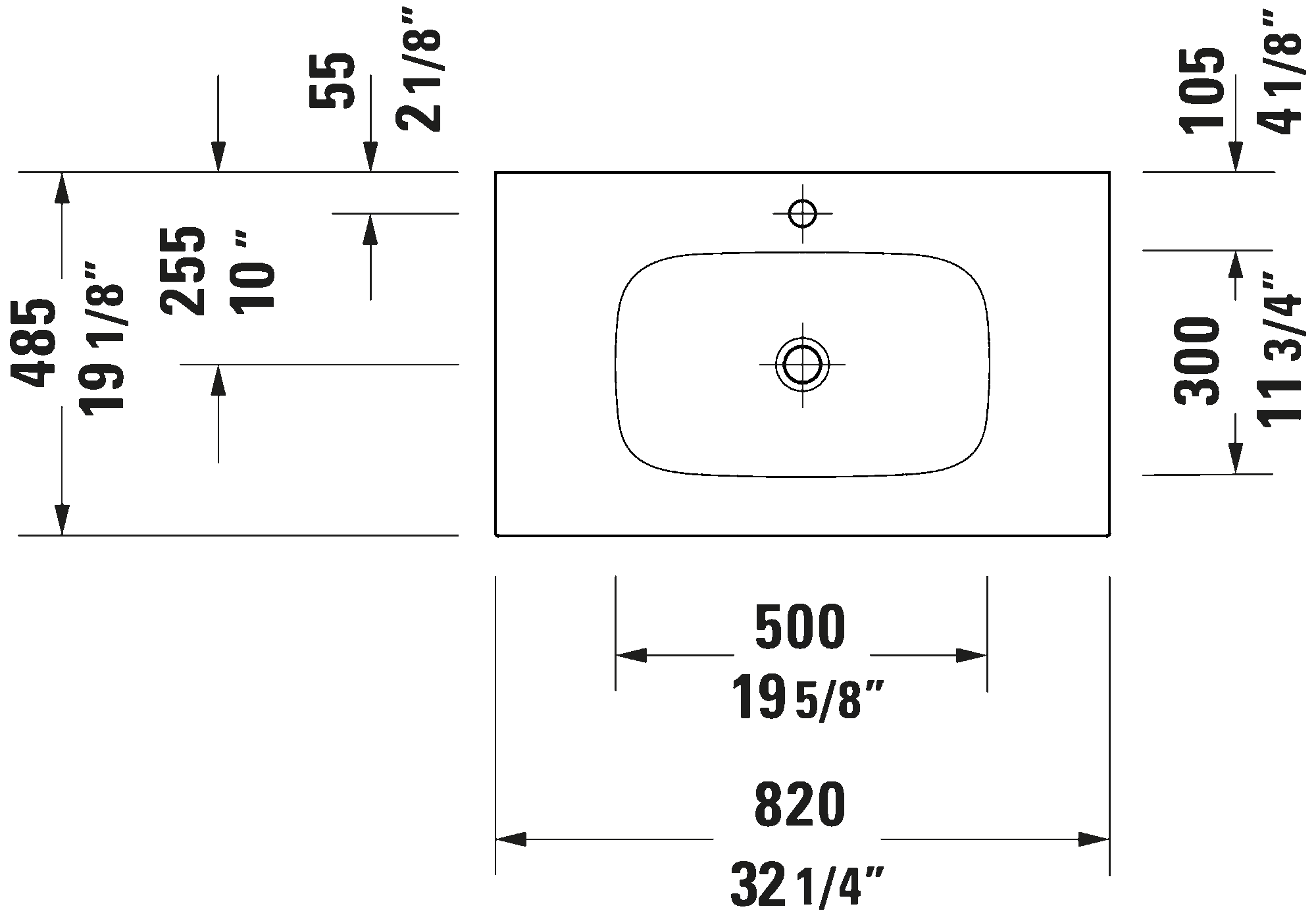 Wall Mounted Sink, 265001
