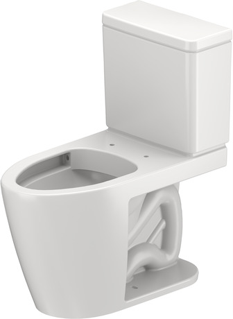 Two Piece Toilet, D40309AA Set items: Toilet Bowl, Toilet Tank, Article No.: 205001AA00, 09442100U3, Coating, White High Gloss, Siphonic, Flushing rim: rimless, Outlet vertical, Flush water quantity: 1.28 gal, n/a, Single Flush, Water connection position: Bottom left, ADA: Yes
