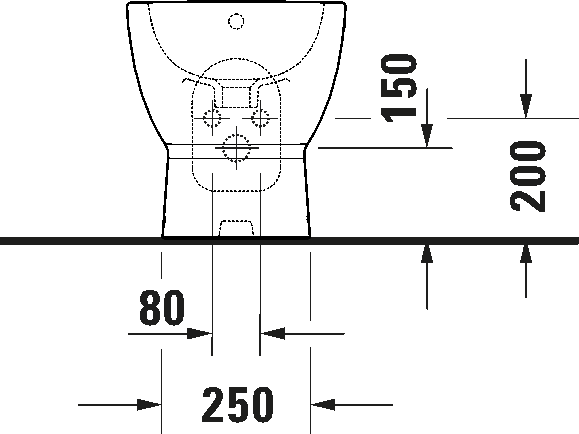 Floorstanding bidet, 272310