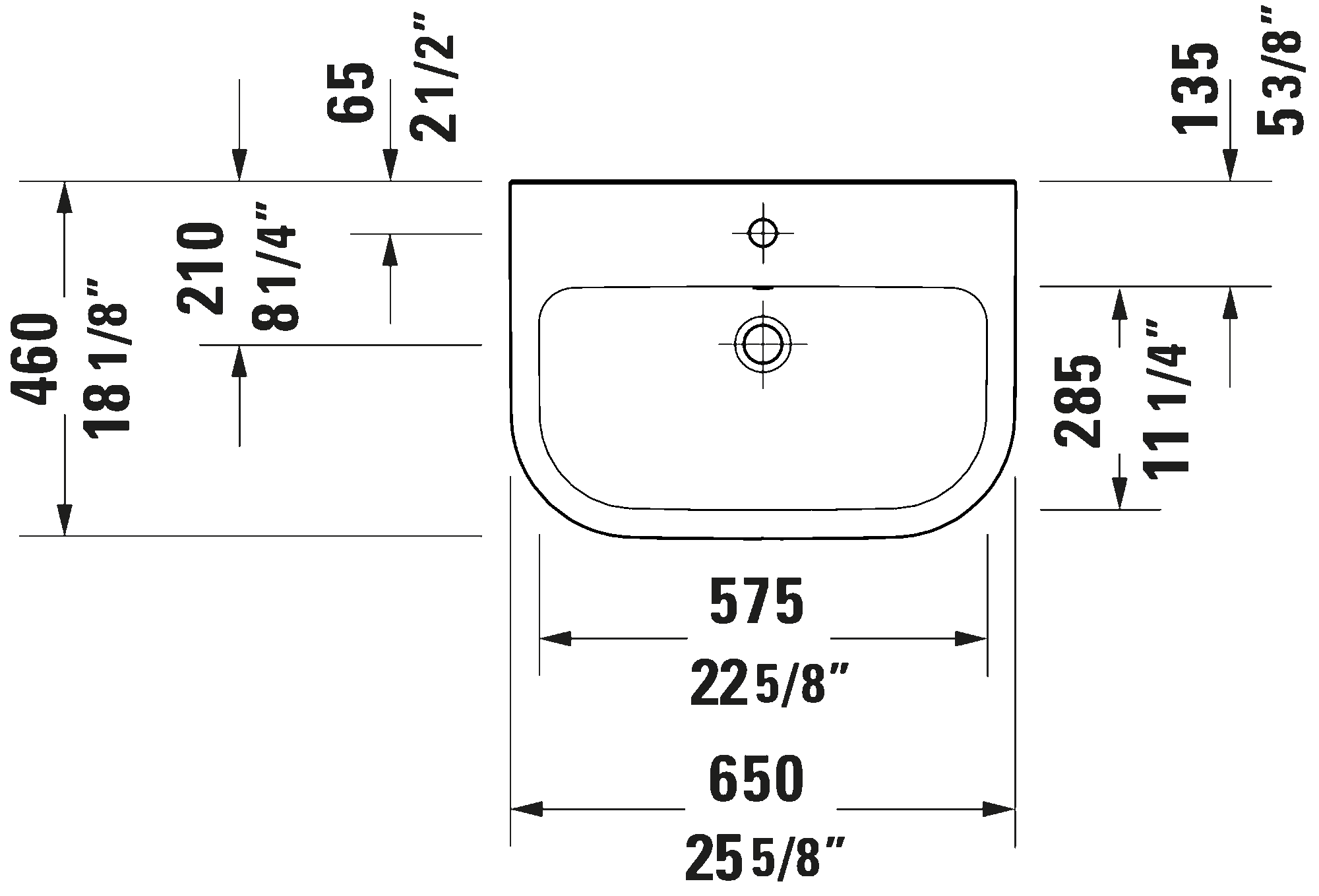 Wall Mounted Sink, 239865