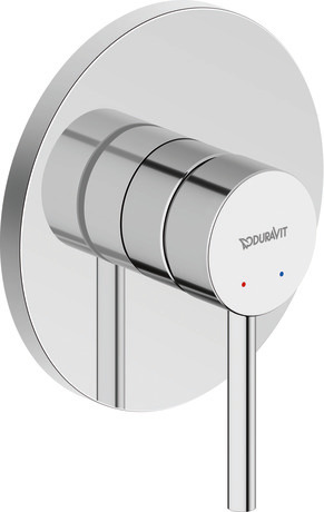 Circle - Single lever shower mixer for concealed installation