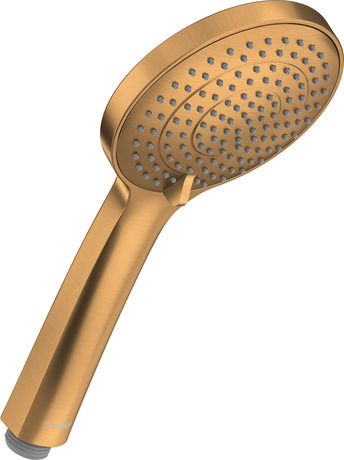 Hand shower 3jet, UV0650016A04 Asian markets only, Bronze Brushed, Ø 110 mm, Flow rate (3 bar): 6 l/min