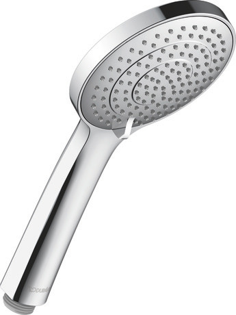 Hand shower 3jet, UV0650016A10 Asian markets only, Chrome, Ø 110 mm, Flow rate (3 bar): 6 l/min