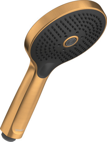 Hand shower 3jet Click!, UV0650017A04 Asian markets only, Bronze Brushed, Ø 120 mm, Flow rate (3 bar): 6,5 l/min