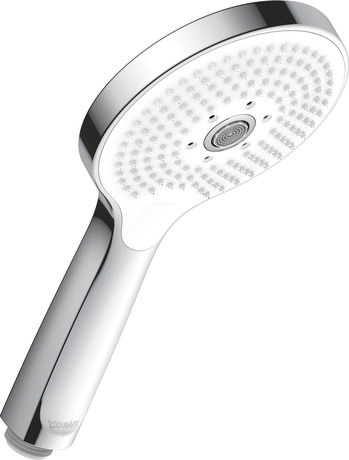 Hand shower 3jet Click!, UV0650017A10 Asian markets only, Chrome, Ø 120 mm, Flow rate (3 bar): 6,5 l/min