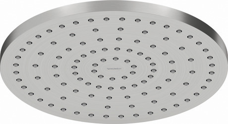 Showerhead 1jet 250, UV0660018A70 Asian markets only, Flow rate (3 bar): 6,5 l/min, Stainless steel Brushed