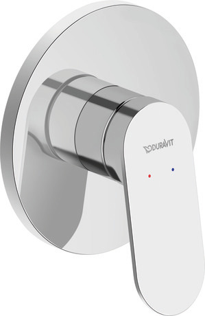 Single lever shower mixer for concealed installation, WA4210005A10 only for Asian markets, Chrome, Flow rate (3 bar): 21 l/min