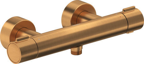 Thermostatic shower mixer for exposed installation, WA4220000A04 only for Asian markets, Bronze Brushed, Flow rate (3 bar): 6 l/min