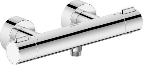 Thermostatic shower mixer for exposed installation, WA4220000A10 only for Asian markets, Chrome, Flow rate (3 bar): 6 l/min