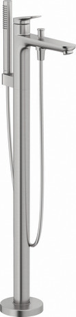Freestanding bath mixer, WA5250000A70 Stainless steel Brushed, Flow rate (3 bar): 26,5 l/min