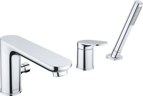 3 Hole bath mixer, WA5260000A10 only for Asian markets, Chrome, Flow rate (3 bar): 26 l/min