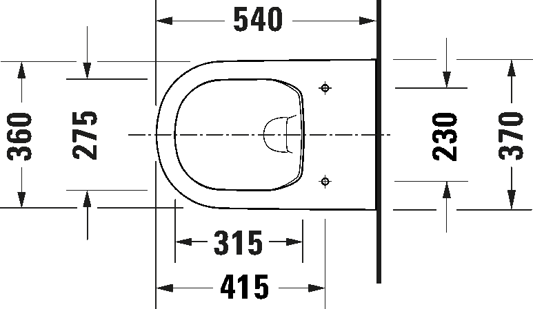 Wall-mounted toilet, 251309