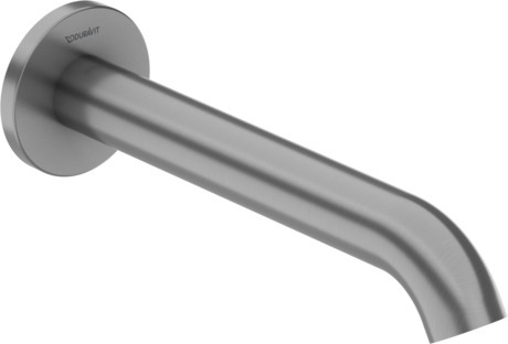 Tub Spout, C15240010U70 Brushed Nickel, Water connection: Male thread, Flow rate: 5.02 gal/min, cUPC listed: Yes