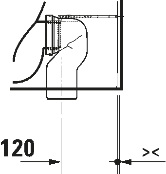 Floorstanding toilet, 203709